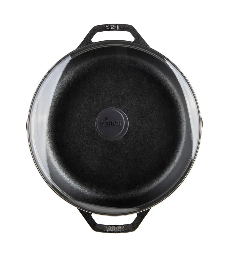 Chef Collection 12 Inch Cast Iron Everyday Pan