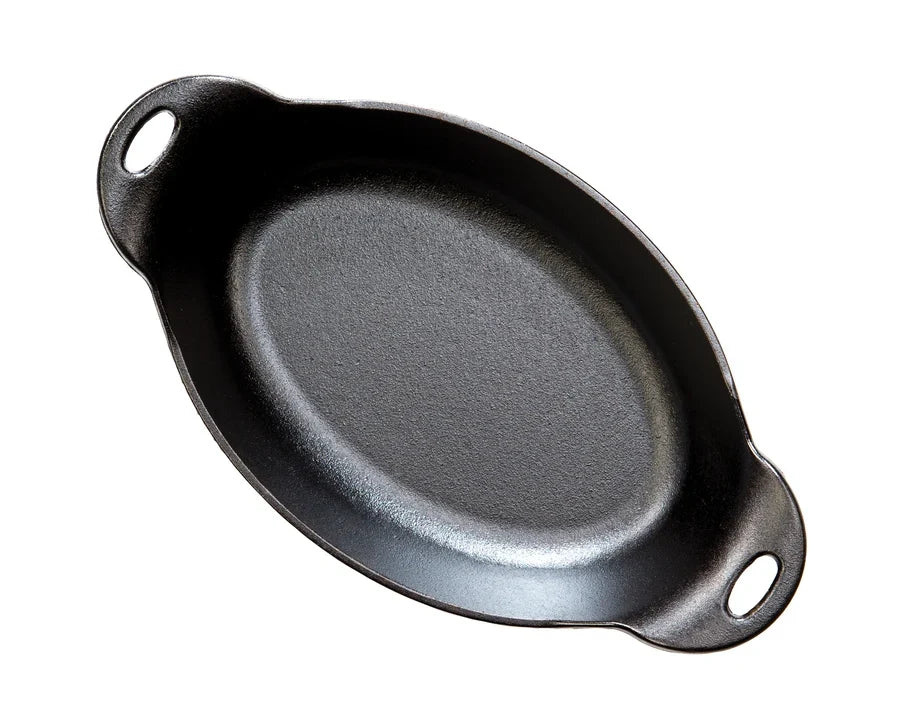 Heat-Treated 36 Ounce Oval Cast Iron Server