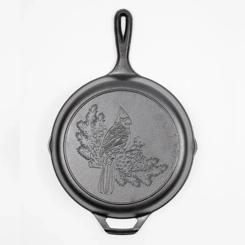 Lodge 10.25 Inch Seasoned Cast Iron Cardinal Skillet