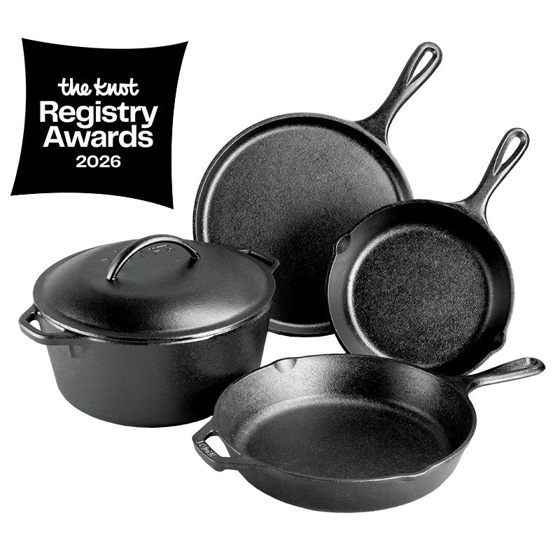 Seasoned Cast Iron 5 Piece Set