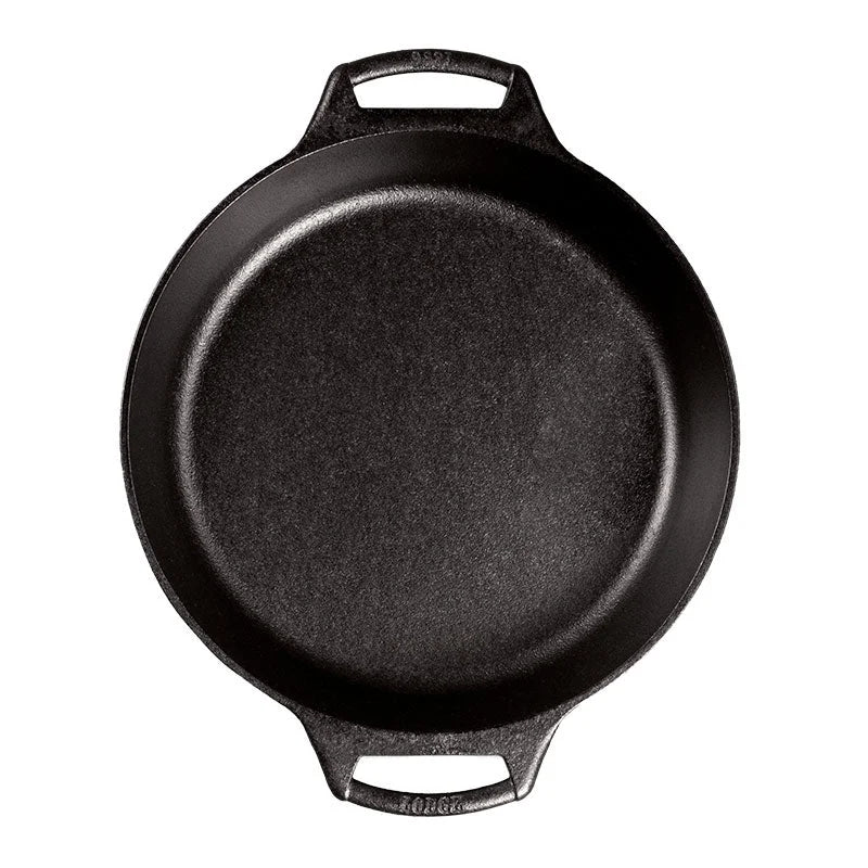 10.25 Inch Seasoned Cast Iron Baker's Skillet